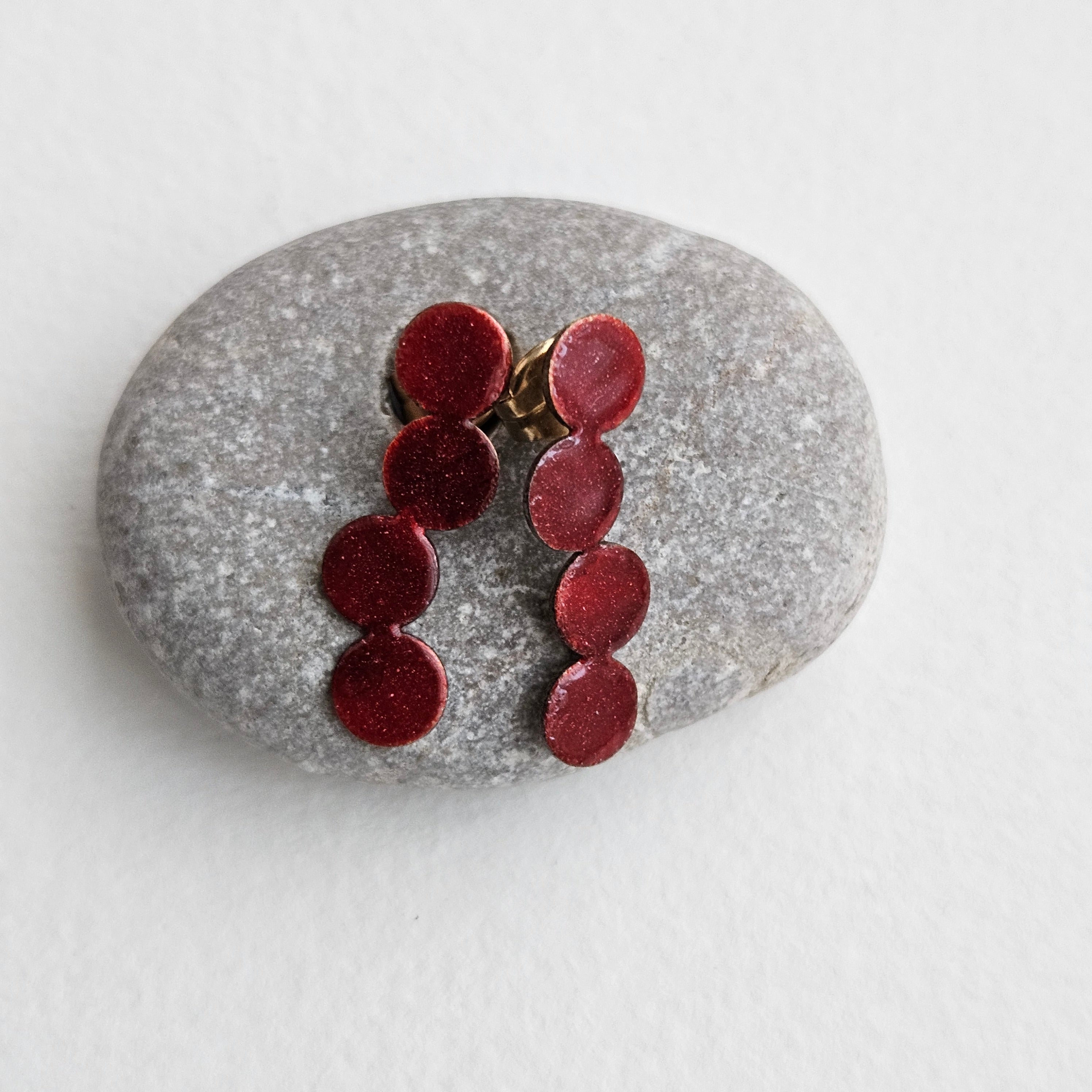 pendientes Frutos rojos