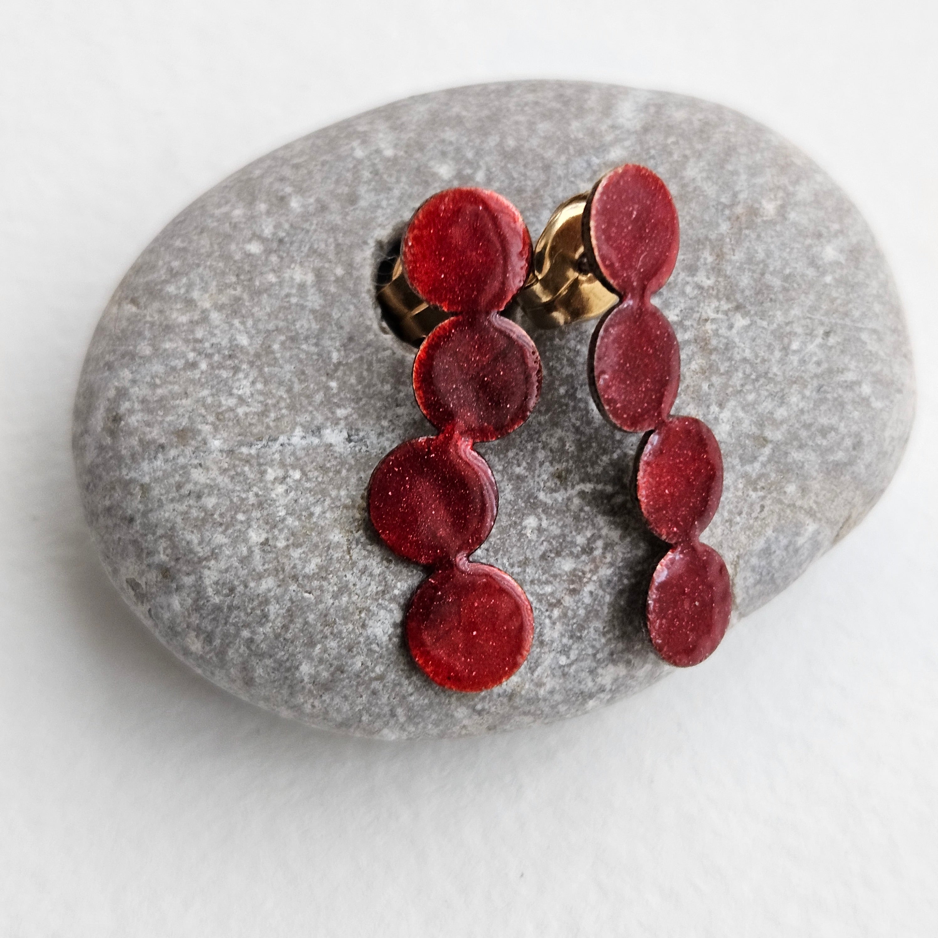 pendientes Frutos rojos