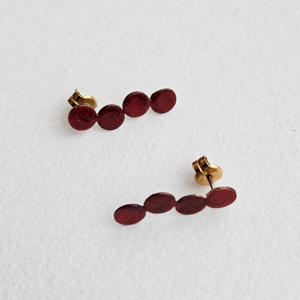 pendientes Frutos rojos